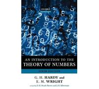 Edward M. Wright Godfrey H An Introduction to the Theory of (Copertina rigida)