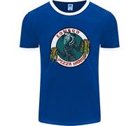 Edward Pizza Hands Divertente Cucina Chef Parodia Uomo Ringer T-Shirt FotL