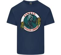 Edward Pizza Mani Divertente Cibo Chef Parodia Uomo Cotone T-Shirt