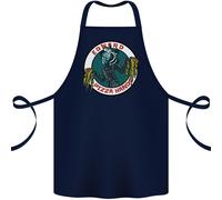 Edward Pizza Mani Divertente Cibo da Chef Parodia Cotone Grembiule 100% Organico