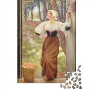 Edward Robert Hughes Rompicapo in Legno Di Per Adulti, opere d'arte famose nel mondo Puzzle Impegnativi Per Famiglia, Regalo Di Festa Da 1000 Pezzi Difficile, Puzzles museo Regali Di Divertente