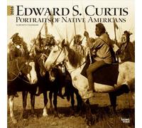 Edward S. Curtis Ritratti di nativi americani | 2026 30,5 x 61 cm (appeso) Calendario da parete quadrato mensile | senza plastica | BrownTrout | Fotografia USA America