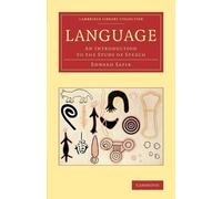 Edward Sapir Language (Tascabile) Cambridge Library Collection - Linguistics