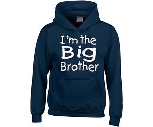 Edward Sinclair I' m the big brother ragazzi con cappuccio Blu Navy