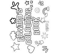 Edward's Colouring Book: Personalised with Your Name on Every Page