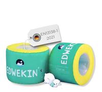 EDWEKIN® Braccioli galleggianti Icey con nucleo in schiuma e rivestimento in tessuto | Testato TÜV Updagrade 2025 | Premium dispositivo di galleggiamento per neonati, bambini piccoli e bambini 3-6