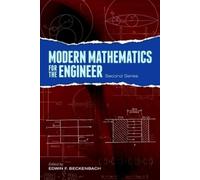 Edwin Beckenbach Modern Mathematics for the Engineer: Second Series (Tascabile)