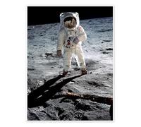 Edwin 'Buzz' Aldrin on the moon,Apollo 11 Poster di NASA 50 x 70 cm Quadri Decorazione per pareti