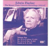 Edwin Fischer The Mozart piano concerto recordings 1933-47 volume one