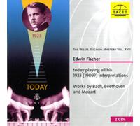 Edwin Fischer The Welte Mignon Mystery - Volume 17 (CD) Album