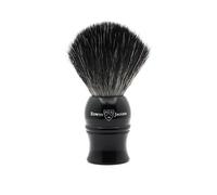 Edwin Jagger 1EJ336SYN Classico pennello da barba nero in fibra sintetica ecologica vegana per crema da barba o sapone da barba per uomini e donne (imitazione ebano)