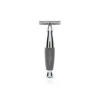 Edwin Jagger Grey & Chrome DE rasoio di sicurezza - Diffusion 36 Series