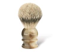 Edwin Jagger Pennello da barba imitazione corno (punta argenta)