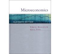 Edwin Mansfield Gary W. Yohe Microeconomics (Copertina rigida)