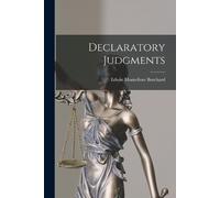 Edwin Montefiore Borchard Declaratory Judgments (Tascabile)