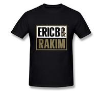 Edwina Erin Uomo's Eric B. And Rakim Logo Nero T Shirt Medium