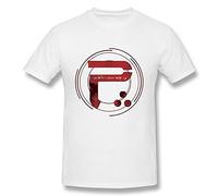 Edwina Erin Uomo's Geek Periphery Logo Bianca T Shirt Medium