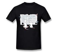 Edwina Erin Uomo's Pinky And The Brain Talking Over The World Mouse Nero T Shirt X-Large