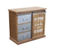EDWINS - madia in legno e acciaio