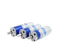 EDXFICDQ 1PCS CM36-555 12V 24V DC Motoriduttore epicicloidale, Robot Smart Home, Industria automobilistica Controllo Gear Motor DC Spazzole di Carbone(H Line Output Shaft,12RPM_24V)