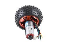 EDXFICDQ 6V 12V 24V 3W DC Encoder Motoriduttore JGA25-370B Motoriduttori for Veicoli 85mm Kit Ruote Set Motoriduttori for Robot Toy Car(27RPM,12V)
