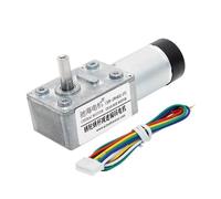 EDXFICDQ CHW4632-370ABHL Encoder Motore CC a Vite Senza fine con Encoder Hall 24 V 12 V 6 V Regolazione Reversibile della velocità Autobloccante for Robot Fai da Te Barbecue(12V 6rpm i1019)