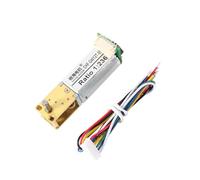 EDXFICDQ Installazione a 90 Gradi DC6V 12V 7PPR 12T Motore a turbina DC Worm 050 con Encoder 7PPR(DC6V i236 33rpm,B)