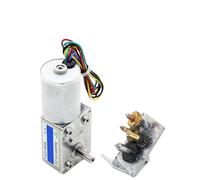 EDXFICDQ JGY-2838 Piccolo Motore brushless con ingranaggio a Vite Senza fine CC con motoriduttore a Vite Senza fine brushless Tipo L CCW/CW 24V con Riduttore Quadrato 4632 Riduci(24V 20RPM)