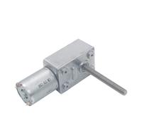 EDXFICDQ M6 * 50mm Diametro 6mm Diametro 50mm Lunghezza Filettatura JGY370 Motore Ruota di Potenza autobloccante Motoriduttore a Vite Senza fine 24V 12V 6V DC(10RPM_24V)