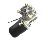 EDXFICDQ Motore con Riduttore a Vite Senza fine DC12V/24V 60W 90-360rpm Motore con riduzione della Coppia Elevata for Porta del Garage(Left,24V 210RPM_Key Slot Shaft)