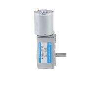 EDXFICDQ Motoriduttore a Vite Senza fine 12V/24V DC JGY370 velocità Regolabile Can CW CCW Motore Elettrico autobloccante a Coppia Elevata(30RPM,12V Only Motor)
