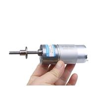 EDXFICDQ Motoriduttore DC 12V 21W 24V 30W M6 Albero a Vite 37MM velocità Regolabile CW CCW JGB37-555M6 Motore a Bassa velocità Piccolo Motore(107RPM,12V Only Motor)