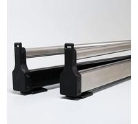 EDXTNKQC Appendiabiti Allungabili, Barra Appendiabiti Estraibile, Asta Guardaroba Estensibile Da 12 A 24 Pollici, Base In Metallo Con Guide Estraibili, Capacità Di Carico Di 25 Kg(50cm/19.68in)