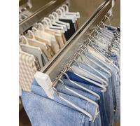 EDXTNKQC Appendiabiti Allungabili, Barra Appendiabiti Estraibile, Asta Telescopica Per Guardaroba 30-80 Cm, Portata 25 Kg, Porta Pantaloni E Appendiabitis(700mm/27inch)