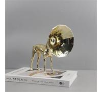 EDXTNKQC Art Ornamento Scultura Figurina - Home Decoration Scultura, Sculturas Moderna Astratta Di Cane, Statua Creativa Di Cane Animale, Ornamenti Per L'ingresso Del Soggiorno Con Canes Trombetta(A)