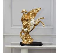 EDXTNKQC Art Ornamento Scultura Figurina - Home Decoration Scultura, Statua Di Cavaliere In Resina Da 11 Pollici, Sculture Di Cavalieri Corazzati, Decorazioni E Ornamenti Per Il Soggiorno(B)