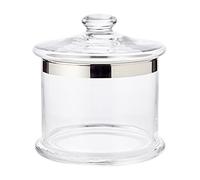 EDZARD Bomboniere Erik Cristallo Soffiato con Bordo Platino Altezza 18 cm Non Lavastoviglie Diametro 15 cm