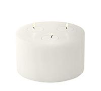 EDZARD Candele tealight Cornelius per 3 candele, Altezza 9 cm, Diametro di 16 cm, resistente al calore fino a 90 gradi