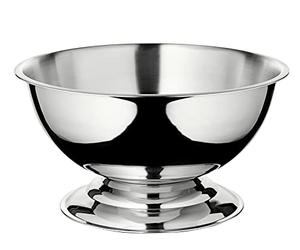 Edzard Cara - Secchiello per Champagne in Acciaio Inox Lucido, Ø 40 cm, Altezza 21 cm