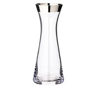 EDZARD caraffa/vaso "Hendrick", cristallo soffiato a mano con bordo di platino, altezza 27 cm, diametro 11 cm, capienza 0,8 litri