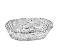 Edzard cesta/cesta per pane Basket, placcata in argento e antiossidante, 21 x 30 cm