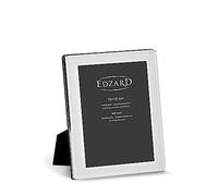 Edzard Cornice per Foto Nardo, placcata in Argento pregiato, antiossidante, per Foto 10 x 15 cm, Inclusi 2 appendini
