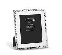 Edzard Cornice per Immagini Cornice per Foto Fano per Foto 15 x 20 cm, con passepartout, placcata in Argento pregiato, antiossidante