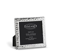 Edzard cornice per immagini cornice per foto Pavia per foto 10 x 10 cm, placcata in argento pregiato, antiossidante