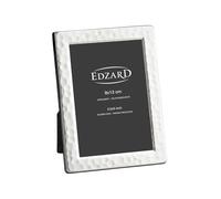 EDZARD Cornice portafoto Pavia per foto 9 x 13 cm, placcata in argento, anti-ossidazione, con retro in velluto