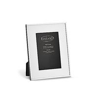 EDZARD Cornice portafoto Rimini per foto 10 x 15 cm, passepartout, argentata, resistente all'ossidazione