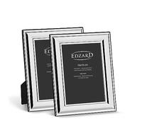 EDZARD Cornice Sunset set da 2 (10x15 cm) placcata argento antiossidante