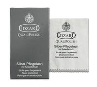 EDZARD Panno per argento QualiPolish® (30 x 45 cm) | ottone e oro, pulisci argento, cura argenteria, decorazione tavola, idea regalo