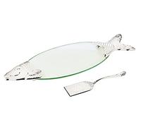 Edzard Piatto a Forma di Pesce Salmone L 58 cm + Heber