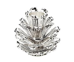 Edzard Portacandele/Coni Candelabro, Argento, Altezza 6 cm